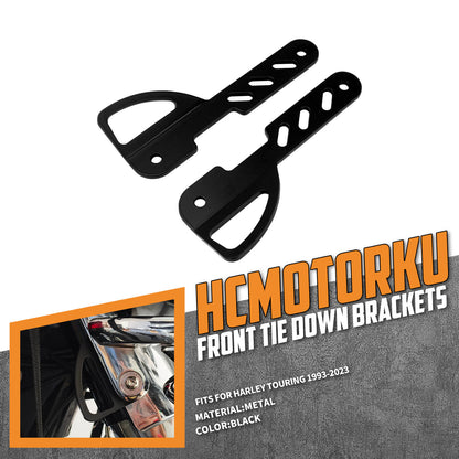 Front Tie Down Bracket Fork Trailer Holder Fit for Harley Touring 1993-2023 | HCmotorku