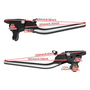Brake Clutch Levers Black Fit For Harley Touring Street Electra Road Glide 2009-2013 | HCmotorku