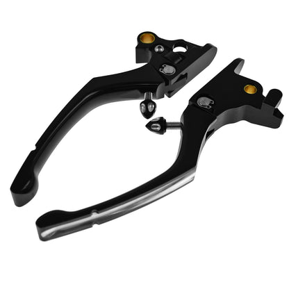 Clutch & Brake Lever Set Black Fit For Softail Slim FLS Fatboy FLSTF Breakout | HCmotorku