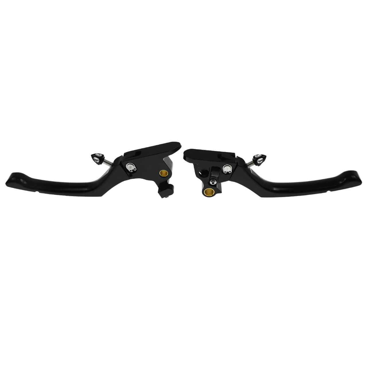 Clutch & Brake Lever Set Black Fit For Softail Slim FLS Fatboy FLSTF Breakout | HCmotorku