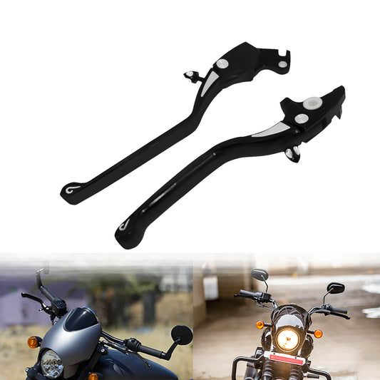 Black Brake Lever Set Brake Clutch Levers Fit For Harley Street 500 750 2016-2023 | HCmotorku