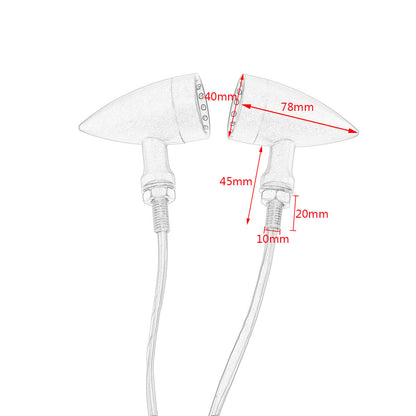 Motorcycle 20Led Bullet Turn Signal Brake Light | HCmotorku