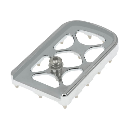 MX Style Large Brake Pedal Pad Cover Chrome Fit For Harley Touring Dyna Softail | HCmotorku