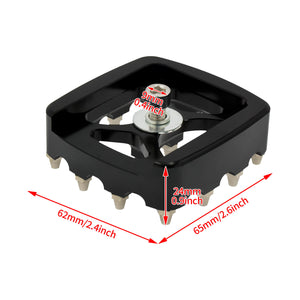 MX Style Brake Pedal Pad Black Fit For Harley Dyna 1993-2017 Softail FX 1984-2017 XL 2014 | HCmotorku