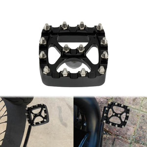 MX Style Brake Pedal Pad Black Fit For Harley Dyna 1993-2017 Softail FX 1984-2017 XL 2014 | HCmotorku