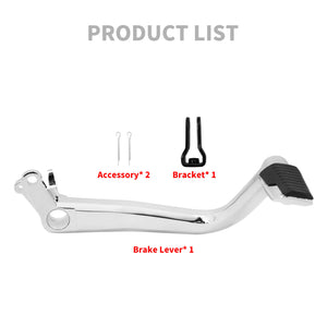 Rear Foot Brake Pedal Pad & Lever Chrome Fit For Honda Goldwing GL1800 2018-2023 | HCmotorku