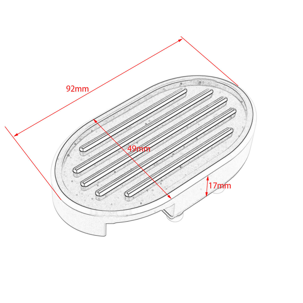 Brake Pedal Pad Cover for Harley | HCmotorku