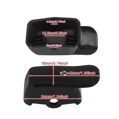 Turn Signal Black Button Extension Cap Cover For Harley XL Dyna Softail FL | HCmotorku