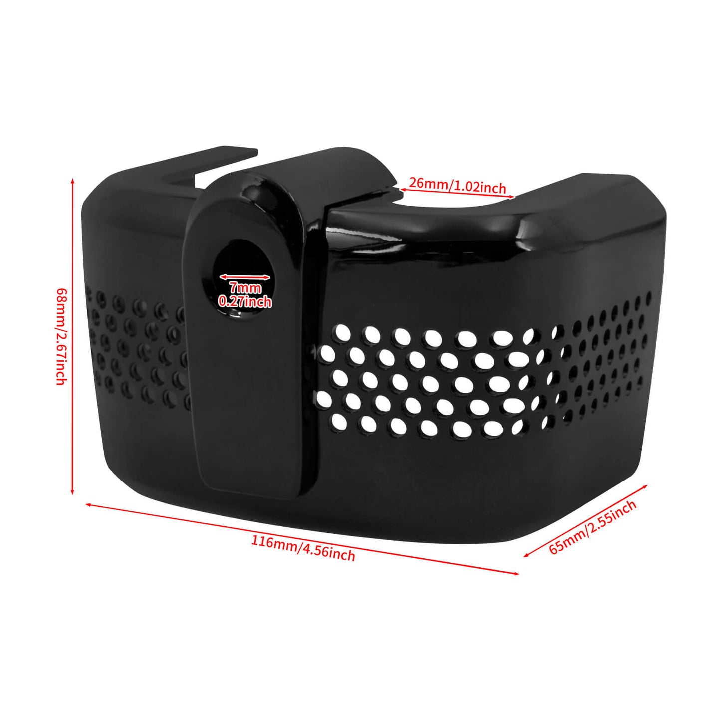 CNC Plastic Ignition Coil Cover Black Fit For Harley Softail Fat Boy Bob 2018-UP | HCmotorku