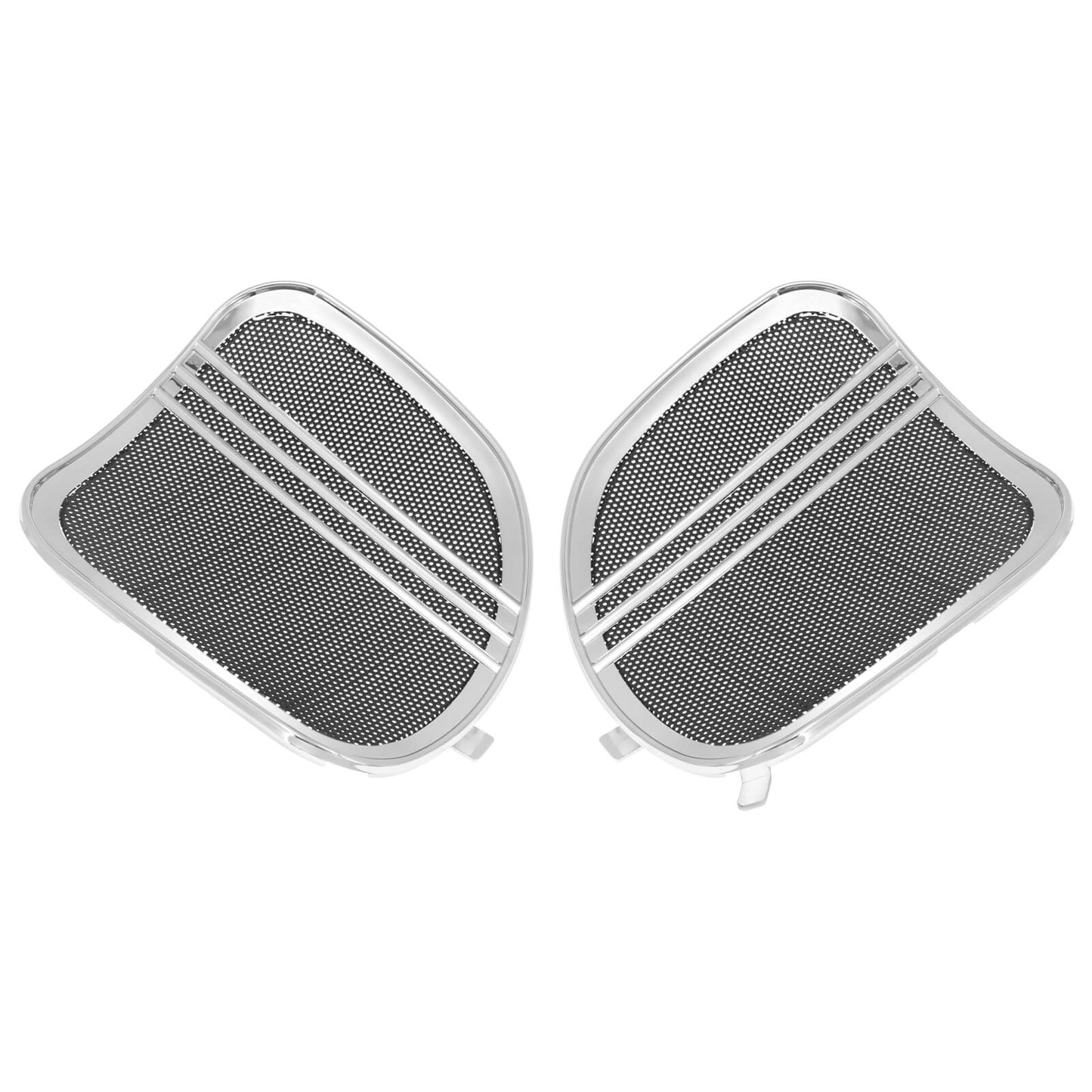 Tri-Line Speaker Grills Cover Trim Chrome Fit For Road Glide 2015-2019 | HCmotorku