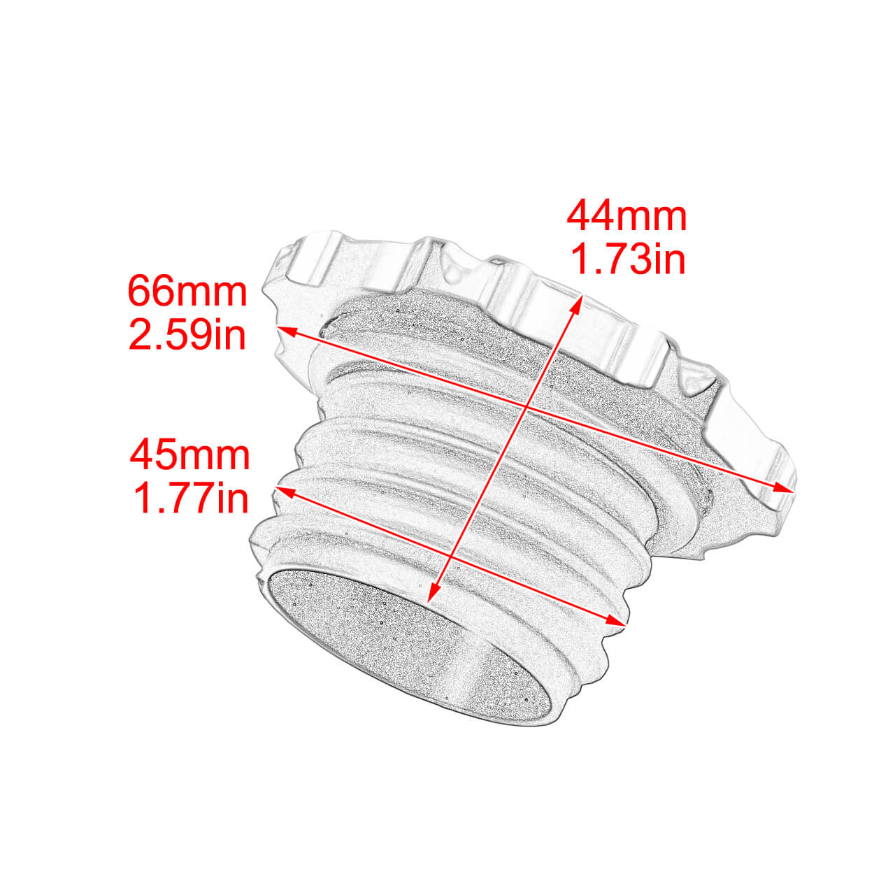 CNC Billet Vented Gas Cap Fuel Tank Right-hand Thread Fit For Harley Sportster | HCmotorku