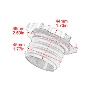 CNC Billet Vented Gas Cap Fuel Tank Right-hand Thread Fit For Harley Sportster | HCmotorku
