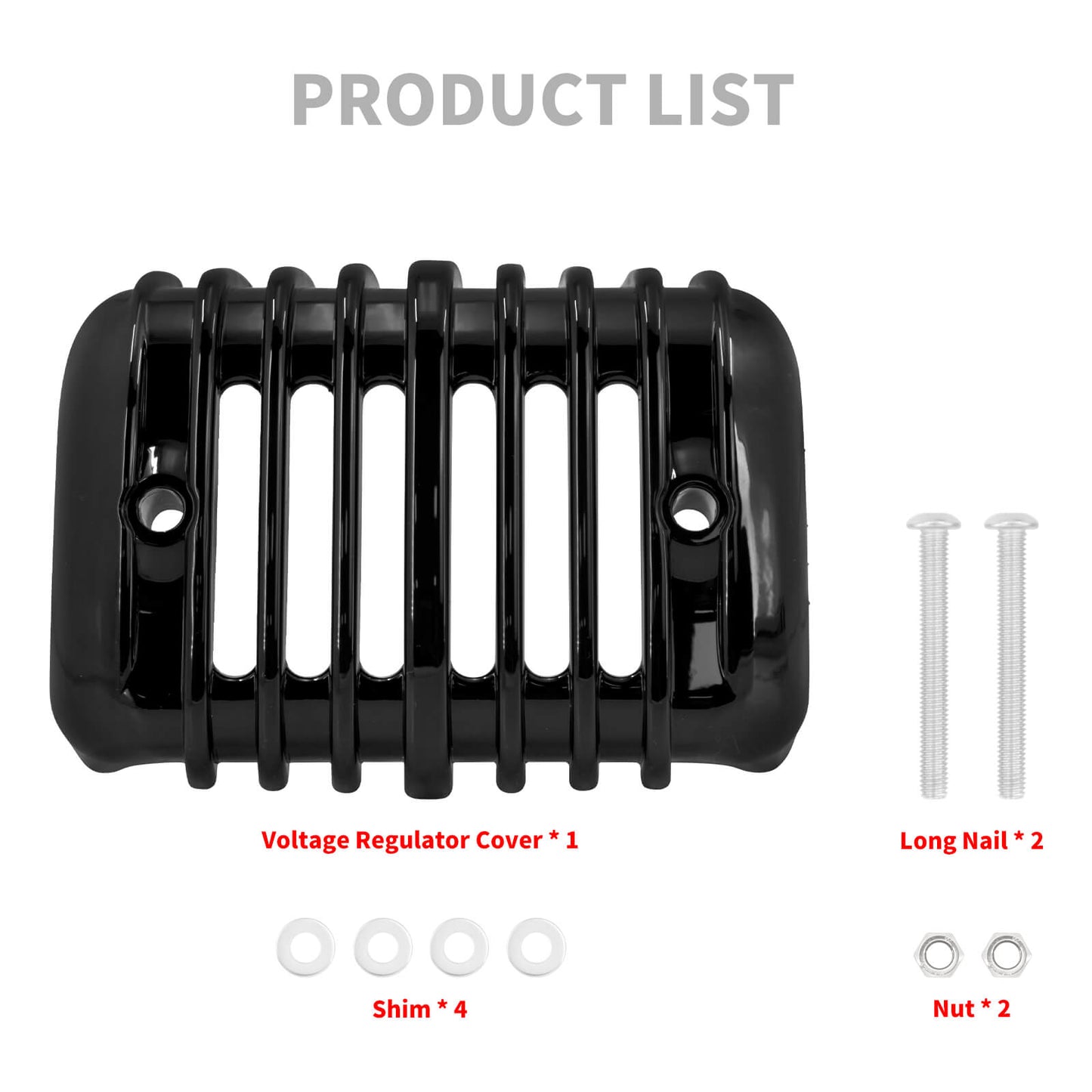 Motorcycle Voltage Regulator Cover for Harley Softail | HCmotorku