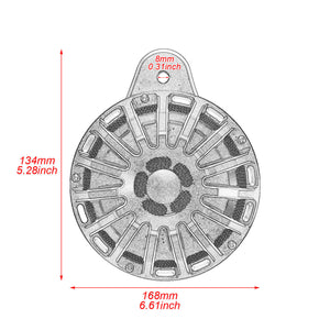 CNC Cut Horn Speaker Cover for Harley Big Twin '91-'17 Touring '99-'16 | HCmotorku