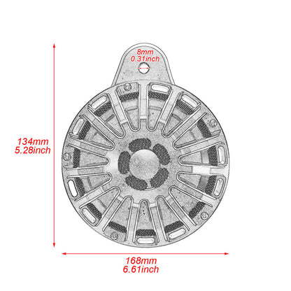 CNC Cut Horn Speaker Cover for Harley Big Twin '91-'17 Touring '99-'16 | HCmotorku