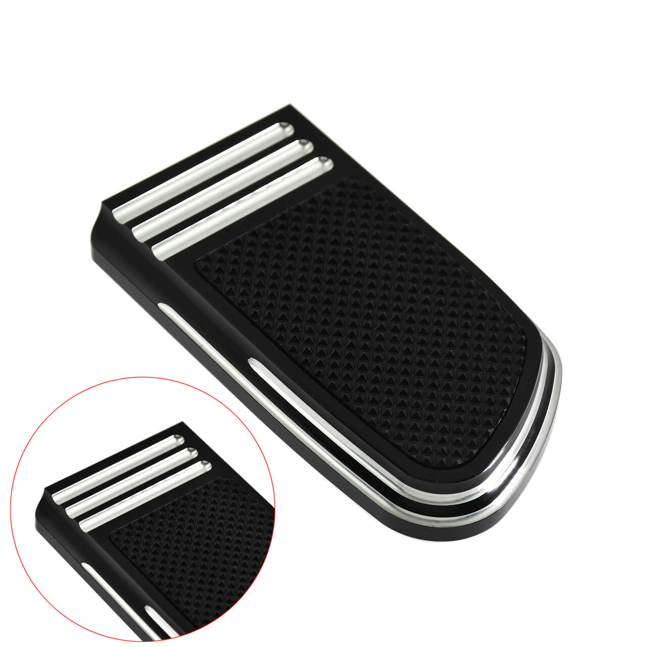 Brake Pedal Large Pad Cover for Harley Touing Softail | HCmotorku