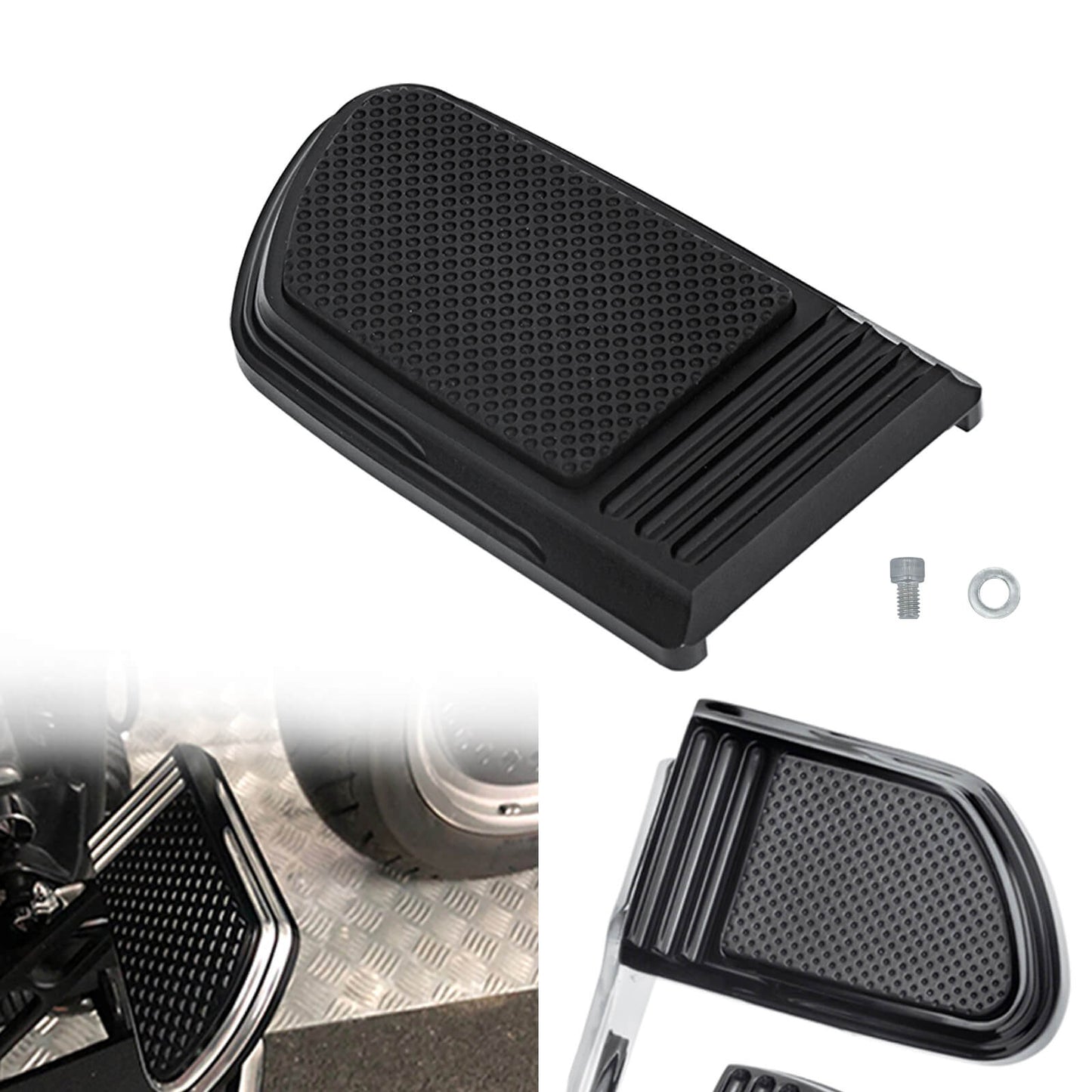 Brake Pedal Large Pad Cover for Harley Touing Softail | HCmotorku