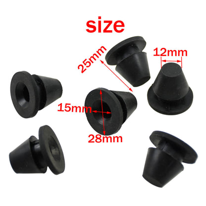 6x Rubber Side Cover Grommets Fit For Harley Touring Electra Road Glide 2008-2023 | HCmotorku