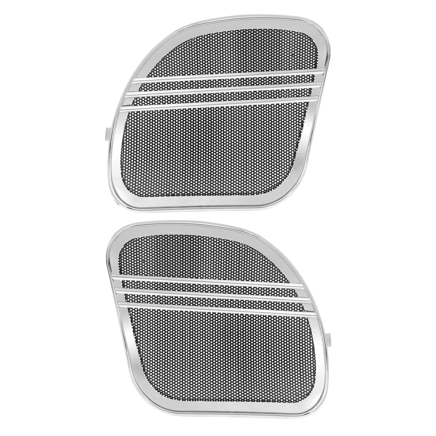 Tri-Line Speaker Grills Cover Trim Chrome Fit For Road Glide 2015-2019 | HCmotorku