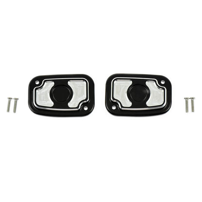 Motorcycle Master Cylinder Cover Fit Touring FLHT FLHR FLTR '08-'17 V-Rod '06-'17 | HCmotorku