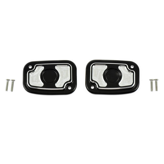 Motorcycle Master Cylinder Cover Fit Touring FLHT FLHR FLTR '08-'17 V-Rod '06-'17 | HCmotorku