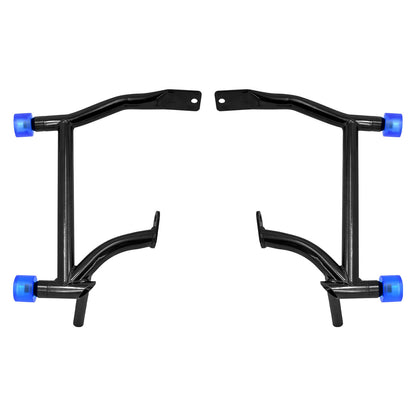 Crash Bars 4* Blue Slider Bolt Cap Saddlebags Guards For Harley Touring Road Street Glide 1997-UP | HCmotorku