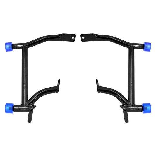 Crash Bars 4* Blue Slider Bolt Cap Saddlebags Guards For Harley Touring Road Street Glide 2009-2025 | HCmotorku