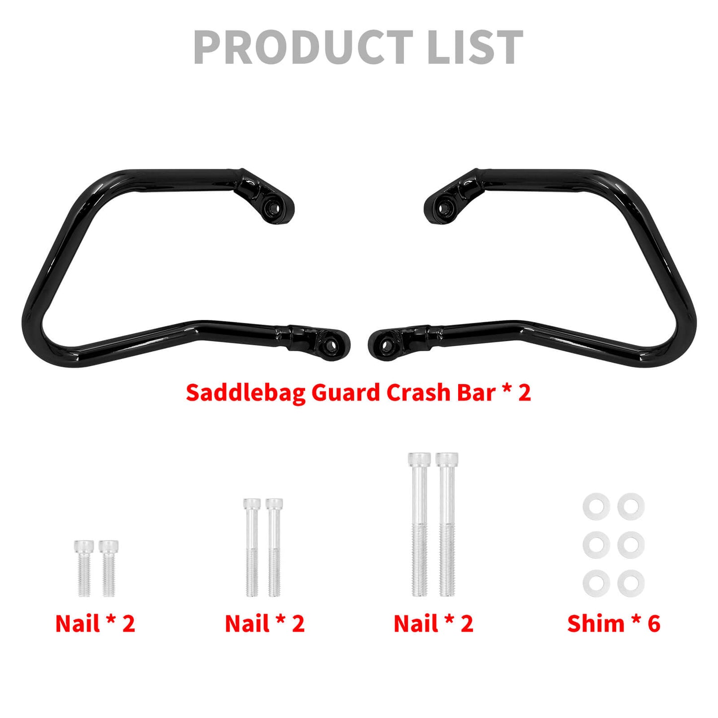 Softail Saddlebag Guard Crash Bars Fit Harley Heritage Classic 2018-2023 | HCmotorku