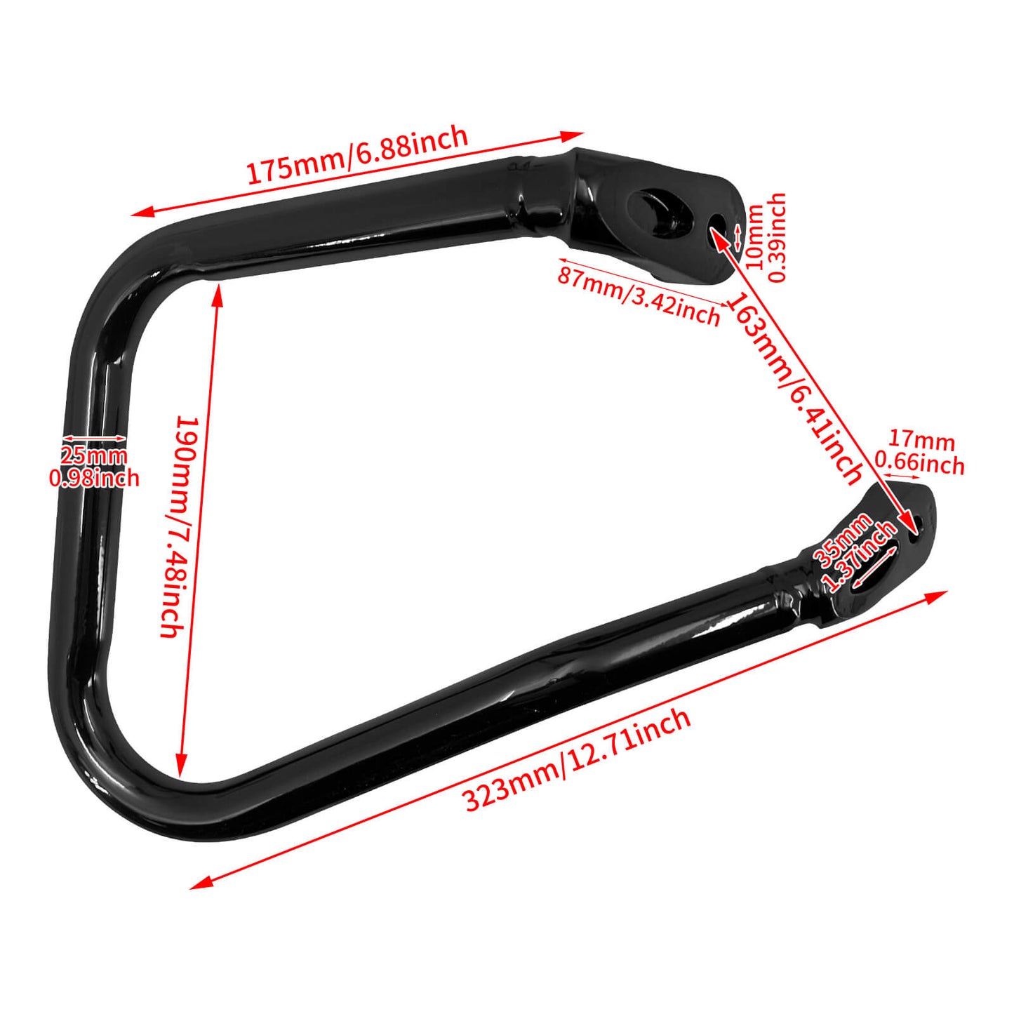 Softail Saddlebag Guard Crash Bars Fit Harley Heritage Classic 2018-2023 | HCmotorku