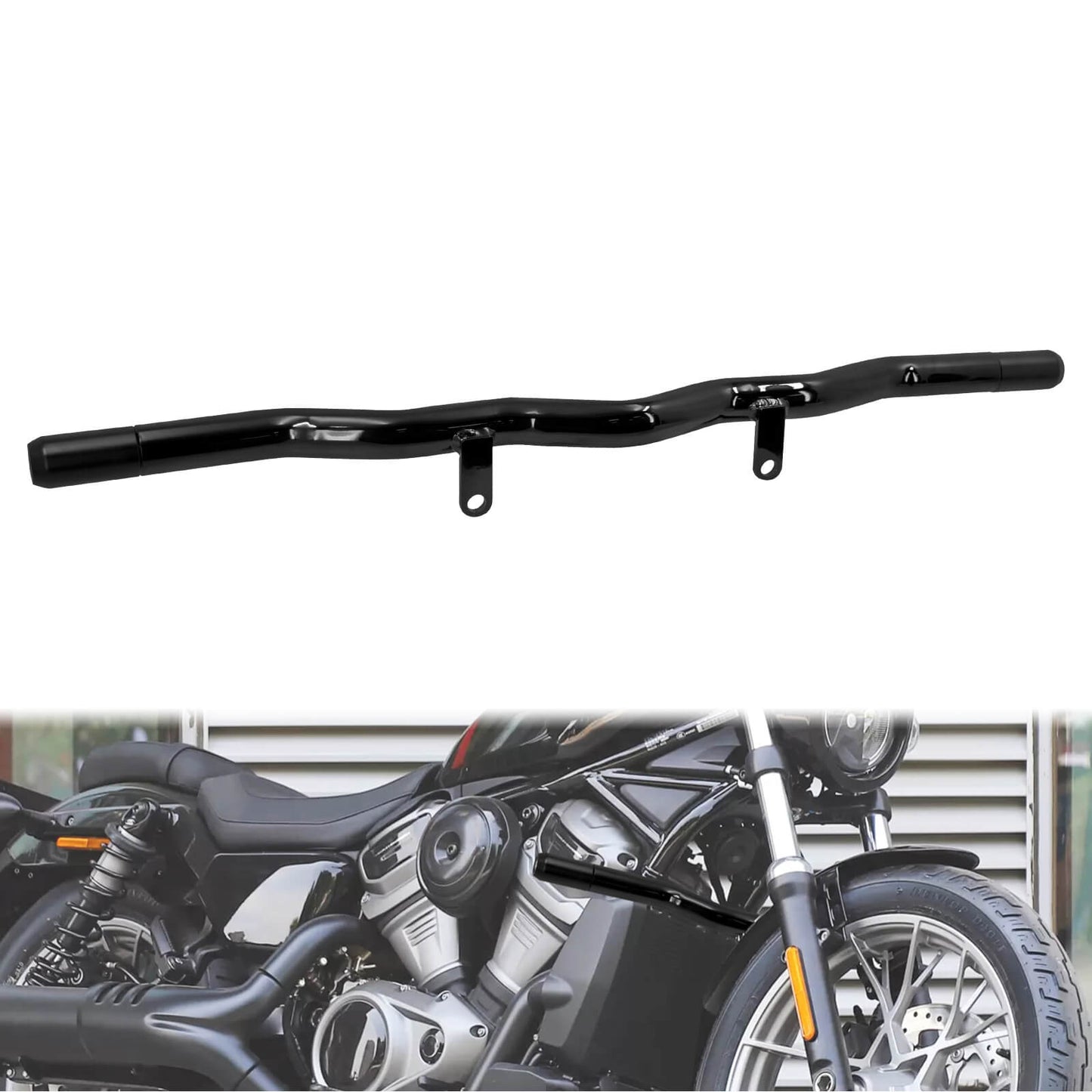 1.25" Flat-Out Bar Engine Guards Front Highway Crash Bars Fit for Harley Sportster S RH1250S RH975 2021-UP | HCmotorku