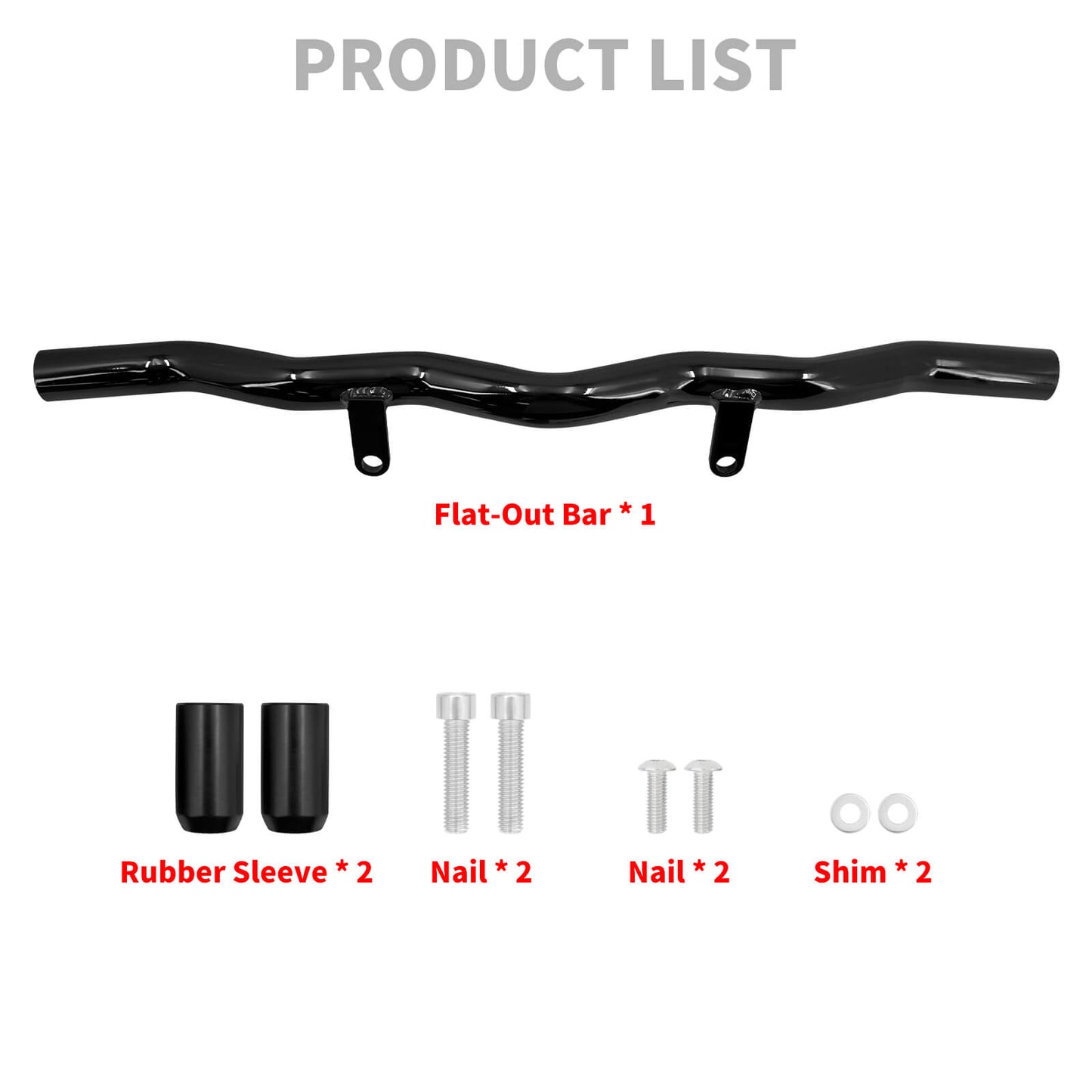 1.25" Flat-Out Bar Engine Guards Front Highway Crash Bars Fit for Harley Sportster S RH1250S RH975 2021-UP | HCmotorku