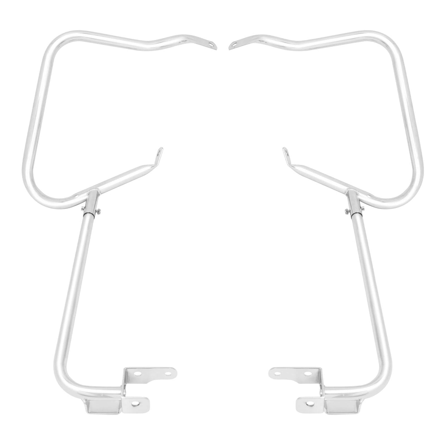 Rear Saddlebag Bracket Guard Bars Chrome For Harley Street Road Glide 2014-UP | HCmotorku