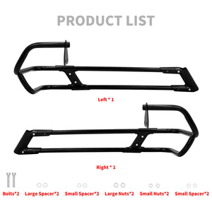 Saddlebag Rails Rear Guard Bag Crash Bar Black For Harley Touring 2014-2025 | HCmotorku