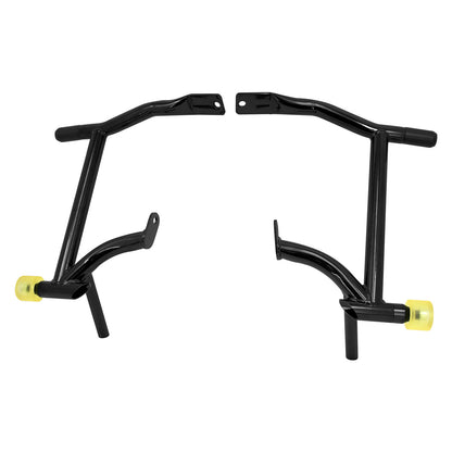 Crash Bars 2* Rubber 2* Yellow Slider Bolt Cap Saddlebags Guards For Harley Touring Road Street Glide 1997-UP | HCmotorku