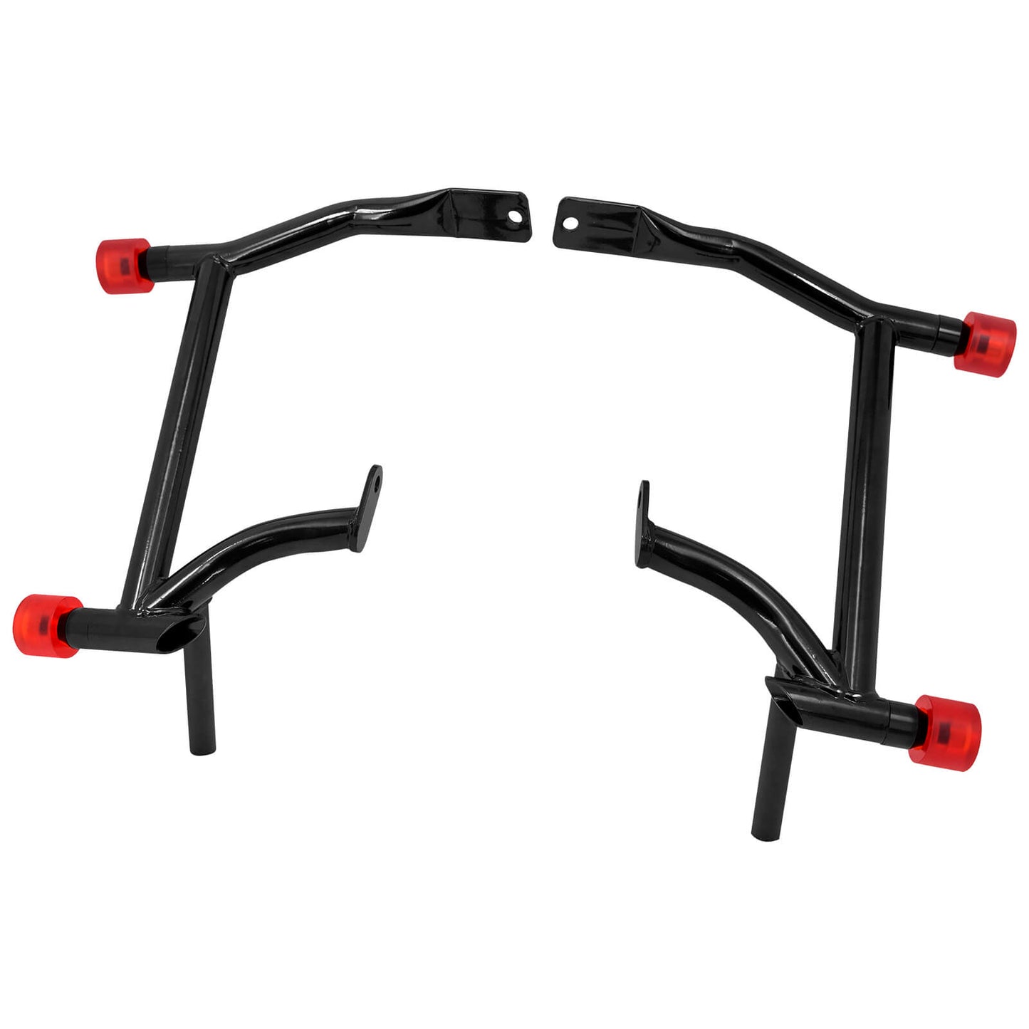 Crash Bars 4* Red Slider Bolt Cap Saddlebags Guards For Harley Touring Road Street Glide 1997-UP | HCmotorku
