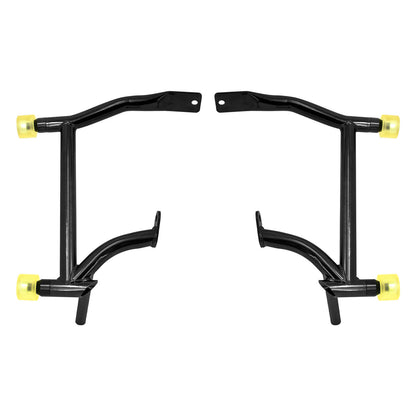 Crash Bars 4* Yellow Slider Bolt Cap Saddlebags Guards For Harley Touring Road Street Glide 1997-UP | HCmotorku