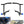 Saddlebag Guard Crash Bars with Blue Wheels For Harley Touring 2009-2025 | HCmotorku