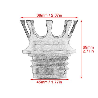 Bronze King Crown Right-hand Gas Cap Fuel Tank Thread For Harley Softail Dyna | HCmotorku