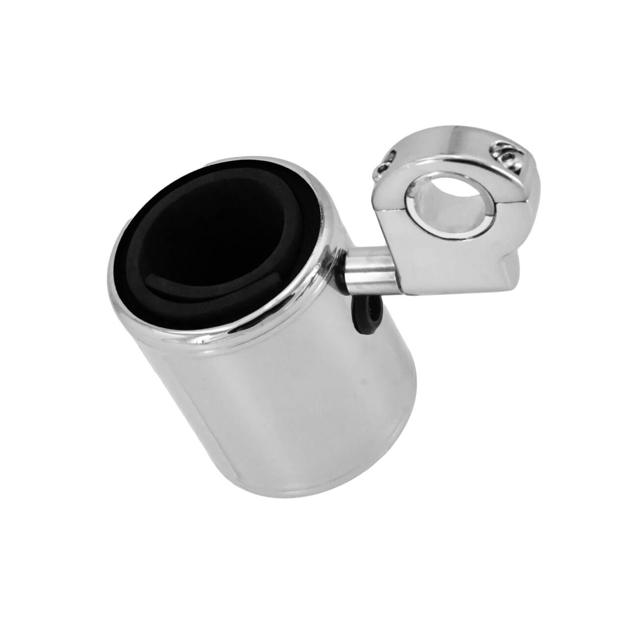 Motorcycle Cup Holder For 1" 1.25" 1-7/8" Handlebar Chrome Water Drink Mount | HCmotorku