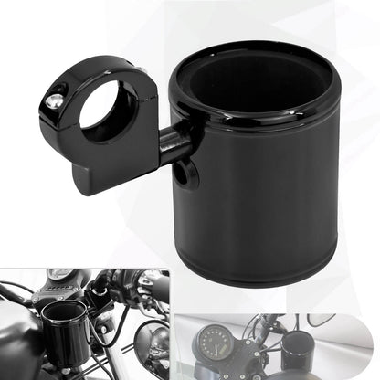 Motorcycle Cup Holder Black Handlebar Drink Holder Mount Kit Fit For Harley | HCmotorku