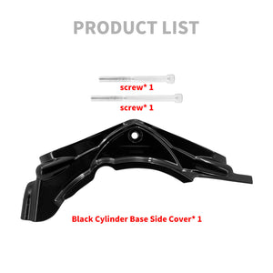 Cylinder Base Side Cover Black Fit For Harley Electra Glides Street Glide 2007-2016 | HCmotorku