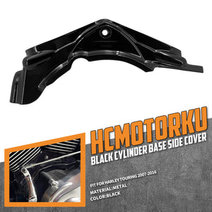 Cylinder Base Side Cover Black Fit For Harley Electra Glides Street Glide 2007-2016 | HCmotorku