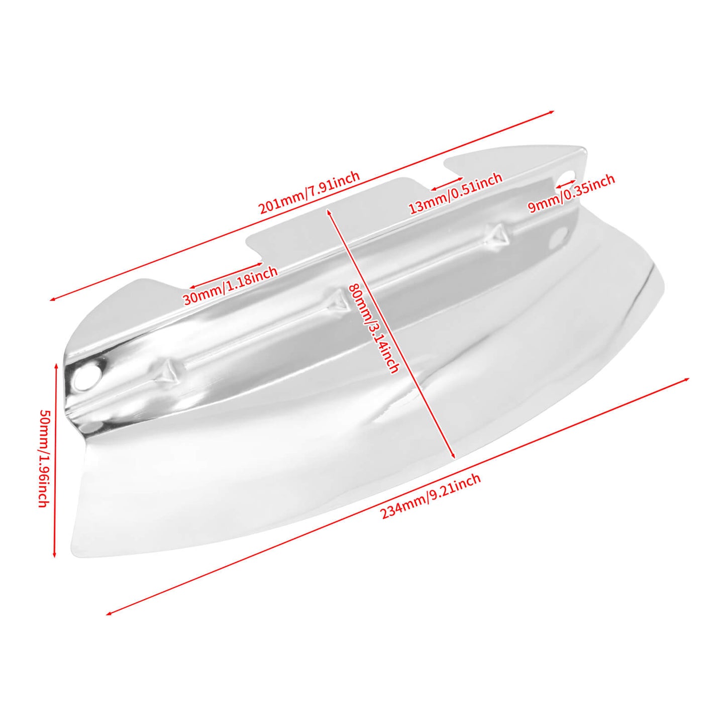 Chrome Lower Triple Tree Air Wind Deflector Trim Cover Fit For Harley Touring | HCmotorku