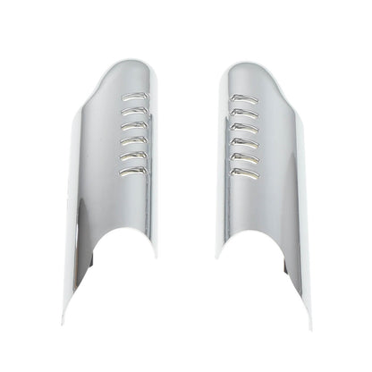 Lower Fork Leg Cover Deflectors Shields Chrome For Harley Touring FLHT 2000-2013 | HCmotorku
