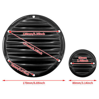 Engine Derby Timing Timer Cover Black For Harley Sportster 48 72 883 1200 2004-2022 | HCmotorku