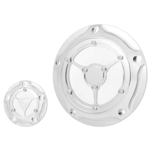 Derby Cover & Timing Timer Cover Chrome Fit For Road King Electra Glide Softail | HCmotorku