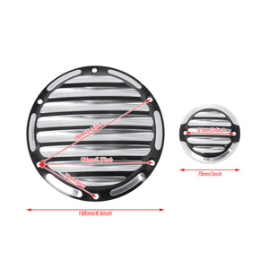 Derby Timing Timer Cover Chrome Black Fit For Sportster XL883 XL1200 2004-2021 | HCmotorku