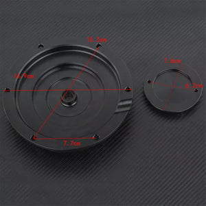 CNC Derby Cover Timing Cover Black Fit Harley Sportster XL XR 2004-2019 | HCmotorku
