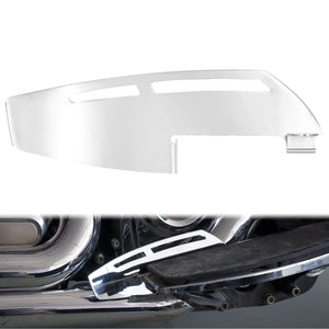 Driver Footboard Heel Guard Chrome Fit  Harley Softail 1986-2017 FLD Touring 1986-2025 | HCmotorku