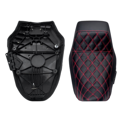 Driver Passenger Leather One-Piece Seat Red For Harley Nightster RH975 RH975S 2022-UP | HCmotorku